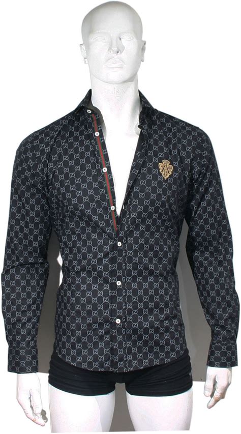 black gucci dress shirts